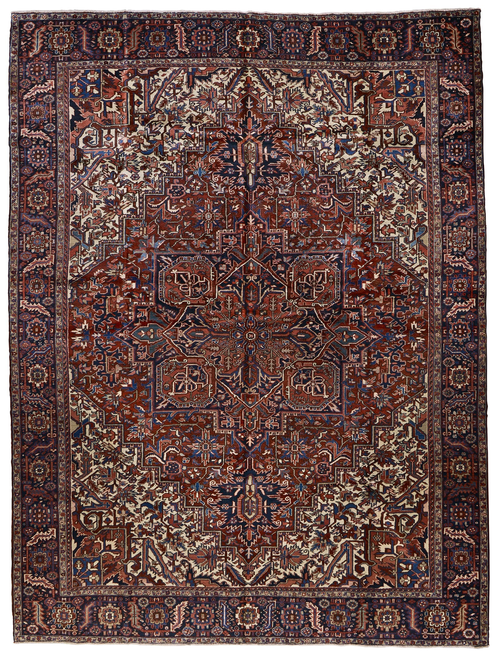 ANTIQUE PERSIAN GOREVAN HERIZ 11' 6" X 15' 0"