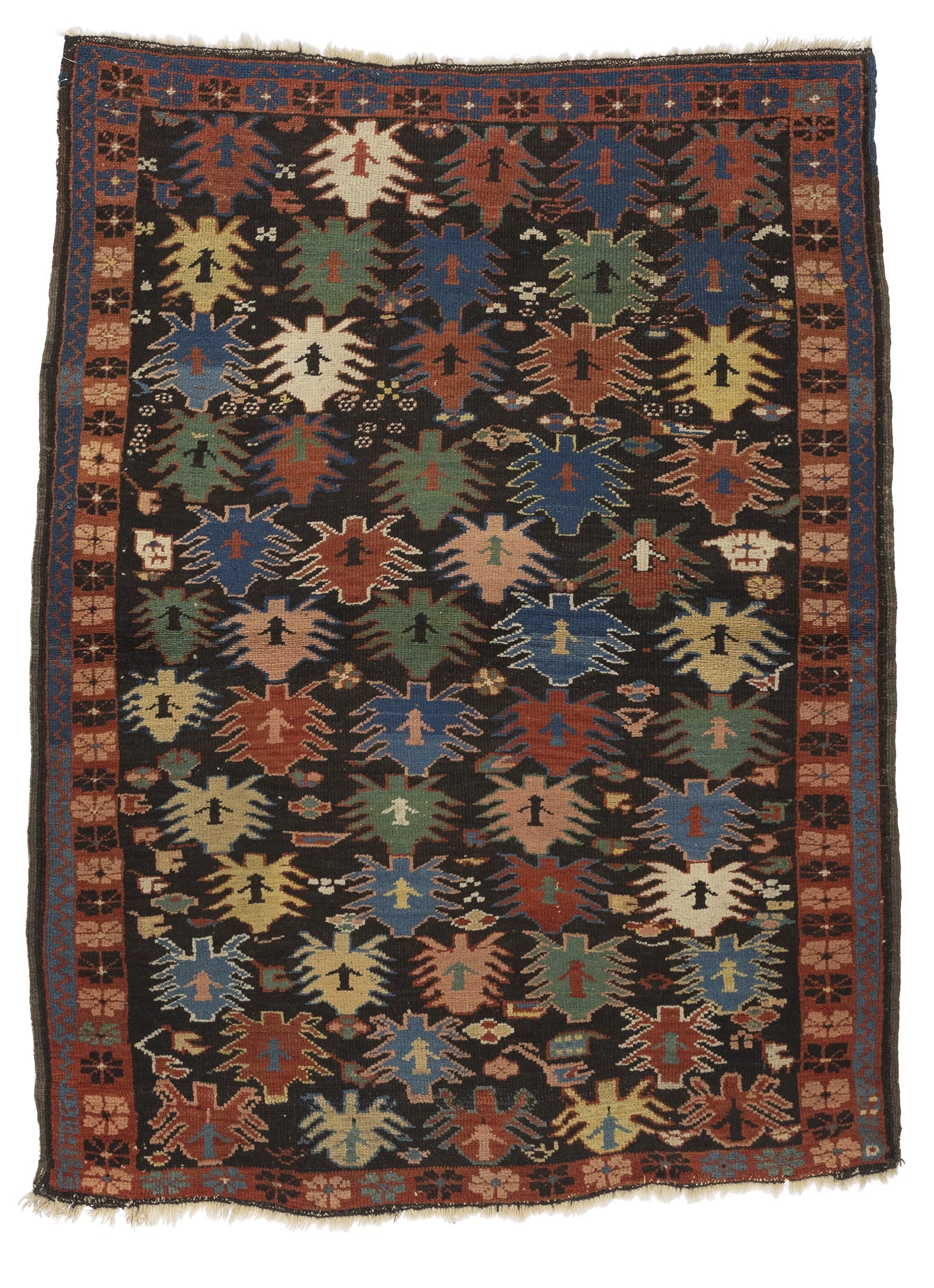 ANTIQUE CAUCASIAN SEYCHOUR 3'6" X 4'7"