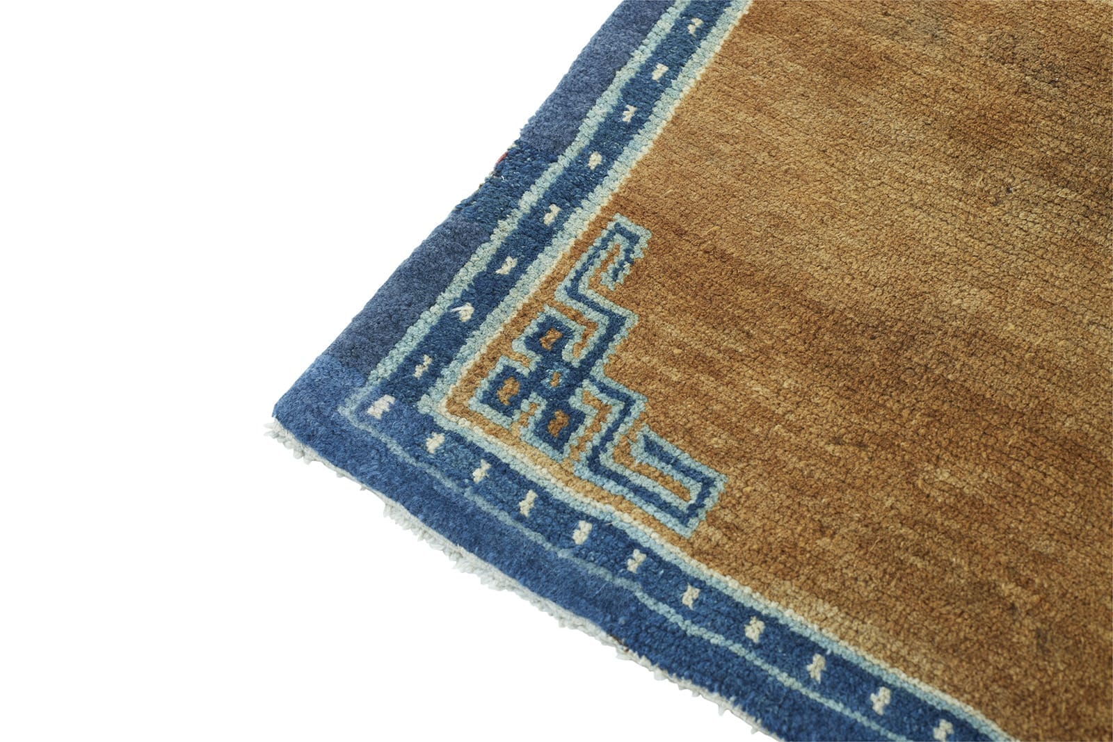 ANTIQUE TIBETAN KHADEN 2' 6" x 4' 10" 19th C Rug Detail 1