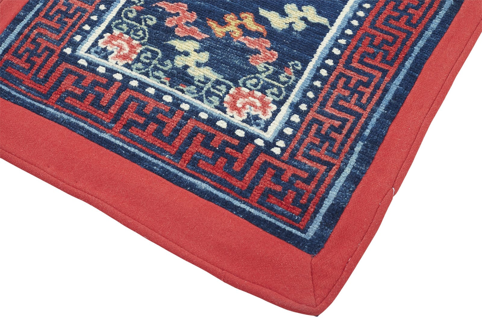 ANTIQUE TIBETAN KHADEN 2' 9" x 4' 11" 19th C Rug Detail 1