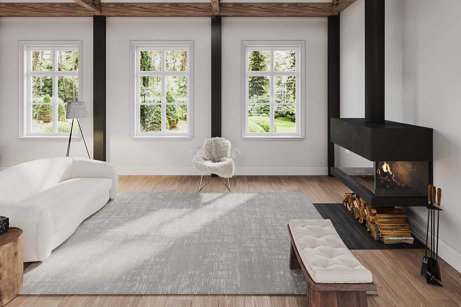 BURLAP II PEARL Product Tufenkian Artisan Carpets Lifestyle room-image