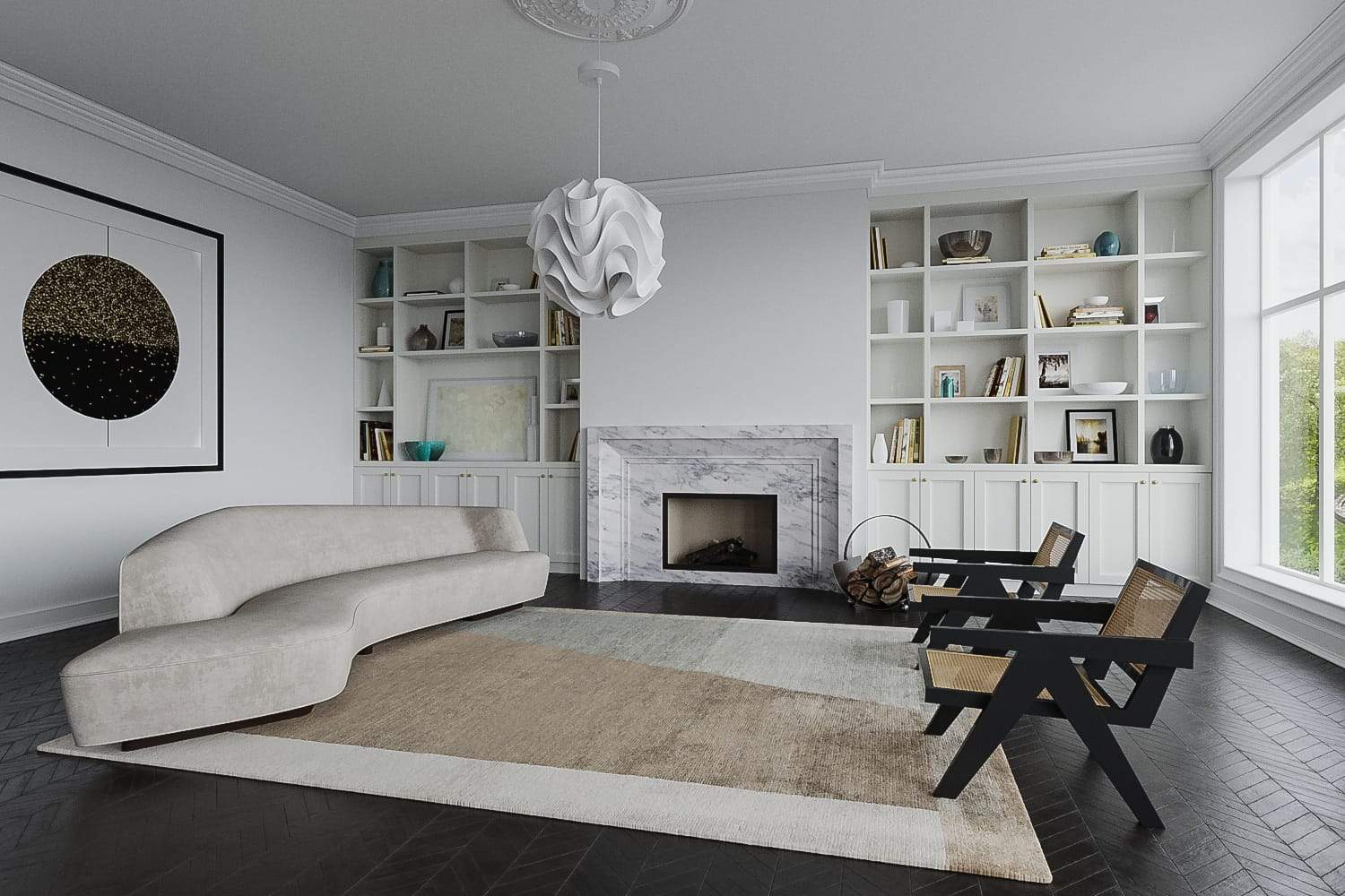 MIRAMAR BEIGE Product Tufenkian Artisan Carpets Lifestyle room-image