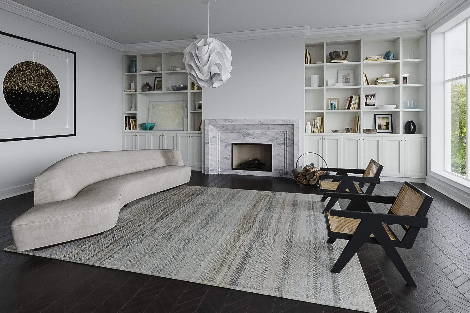 ORIGAMI MINERAL Product Tufenkian Artisan Carpets