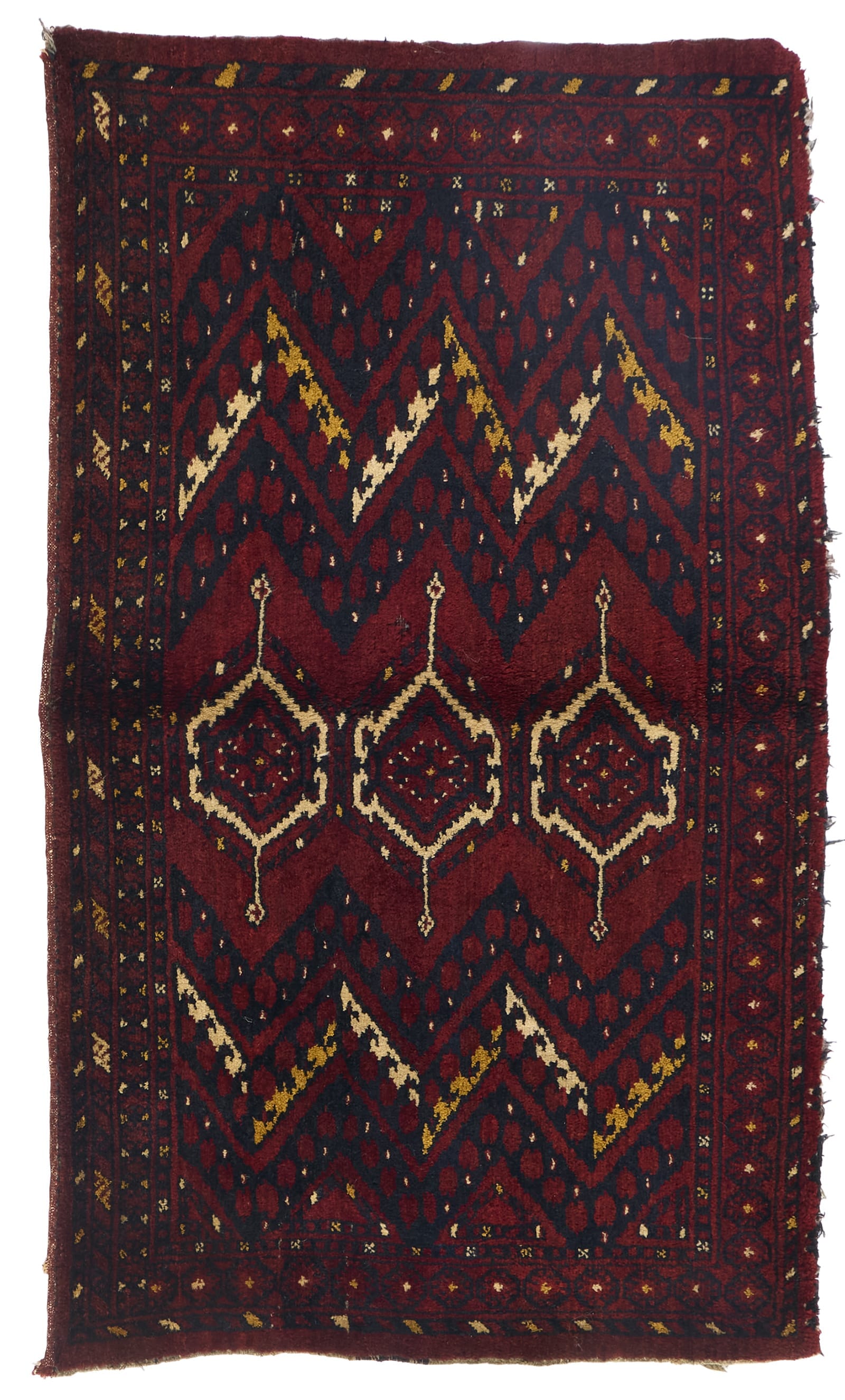 ANTIQUE AFGHANI BAG FACE 3' 0" x 5' 8"