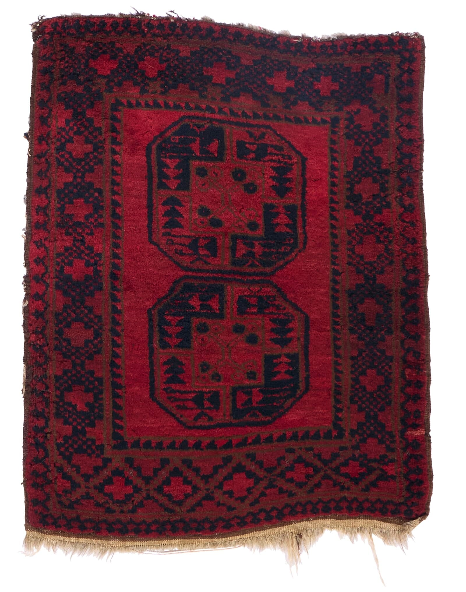 ANTIQUE AFGHANI ERSARI MAT 2' 8" x 3' 5"