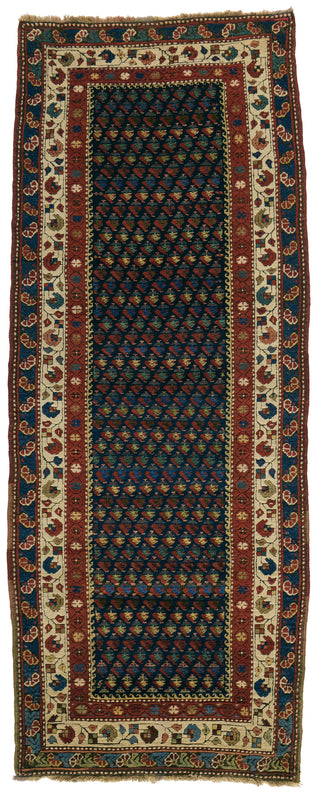 CAUCASIAN LEMBALO KAZAK RUG ANTIQUE 3' 5