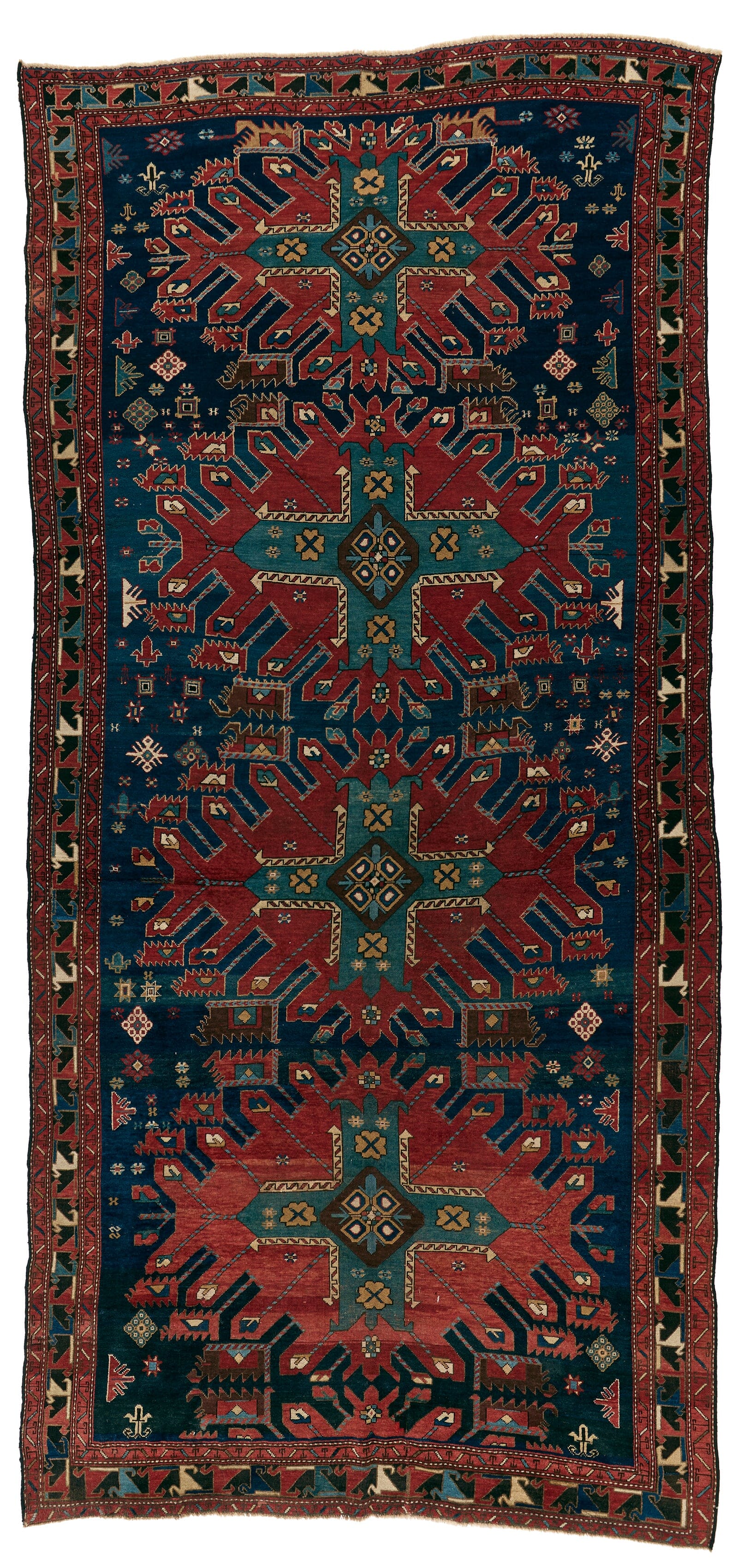 ARMENIAN CAUCASIAN EAGLE KAZAK 6' 6" x 14' 0"