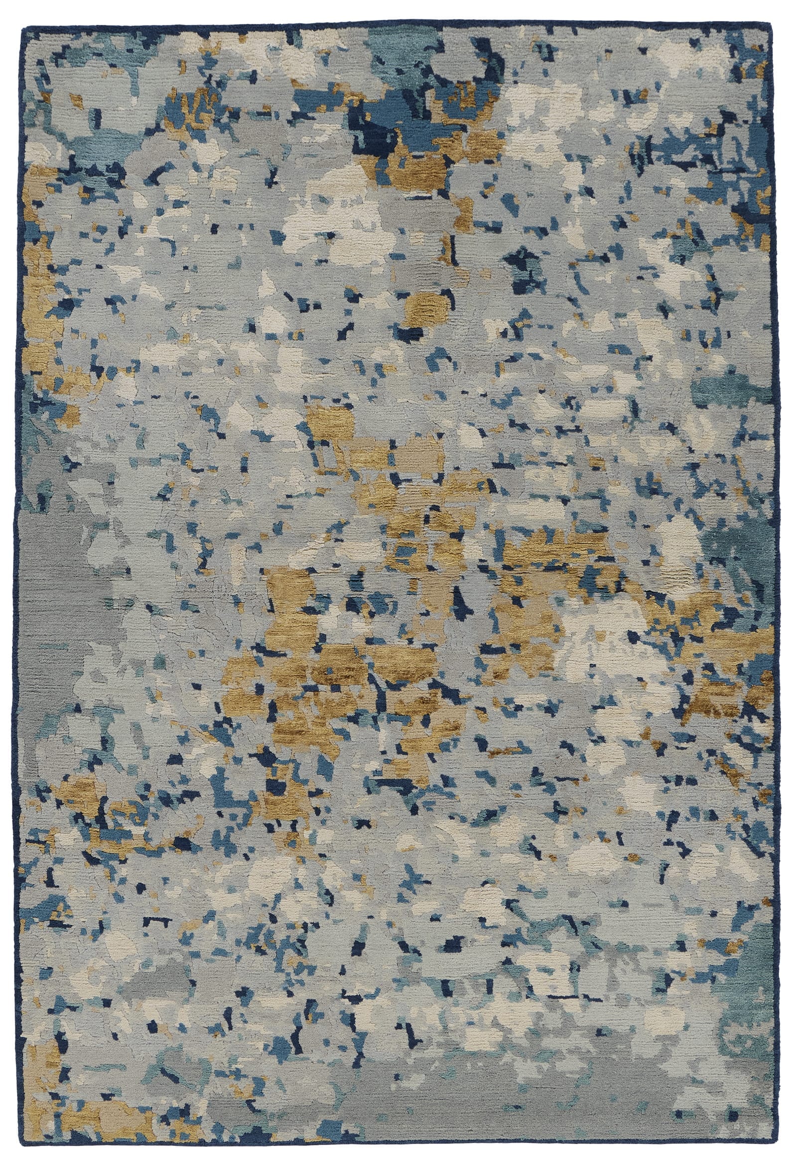 HANDLOOM REBEL SILK POWDER BLUE 4x6