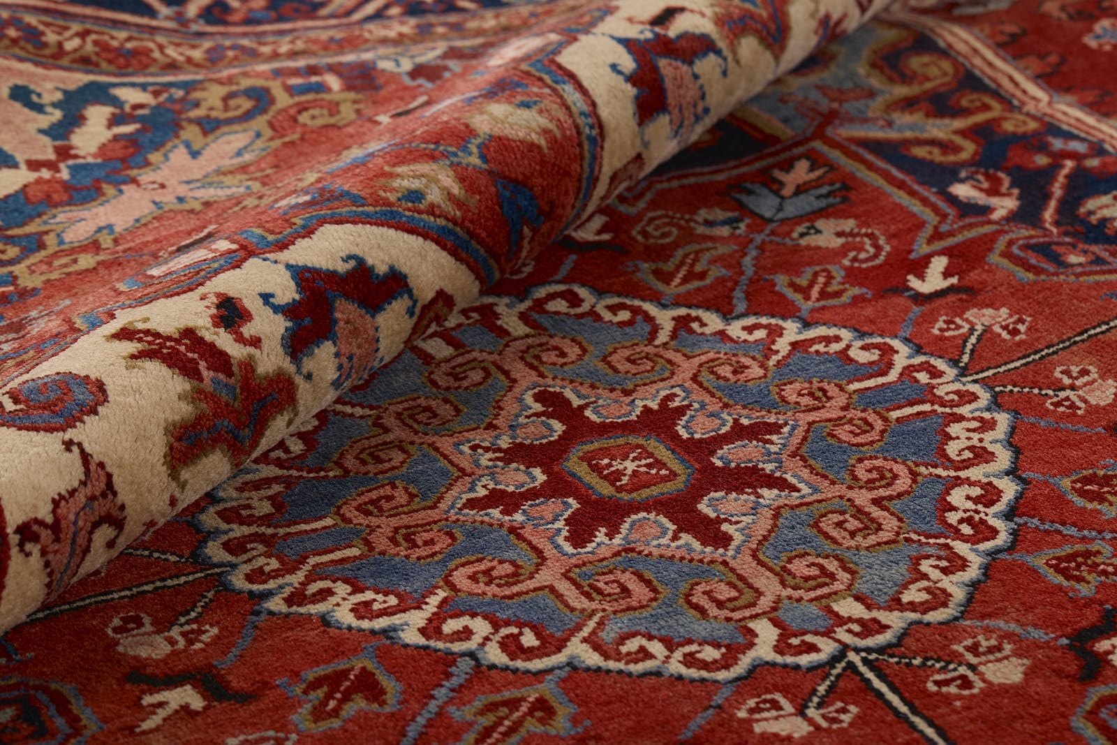SEMI-ANTIQUE PERSIAN HERIZ  7' 8" X 11' 1"