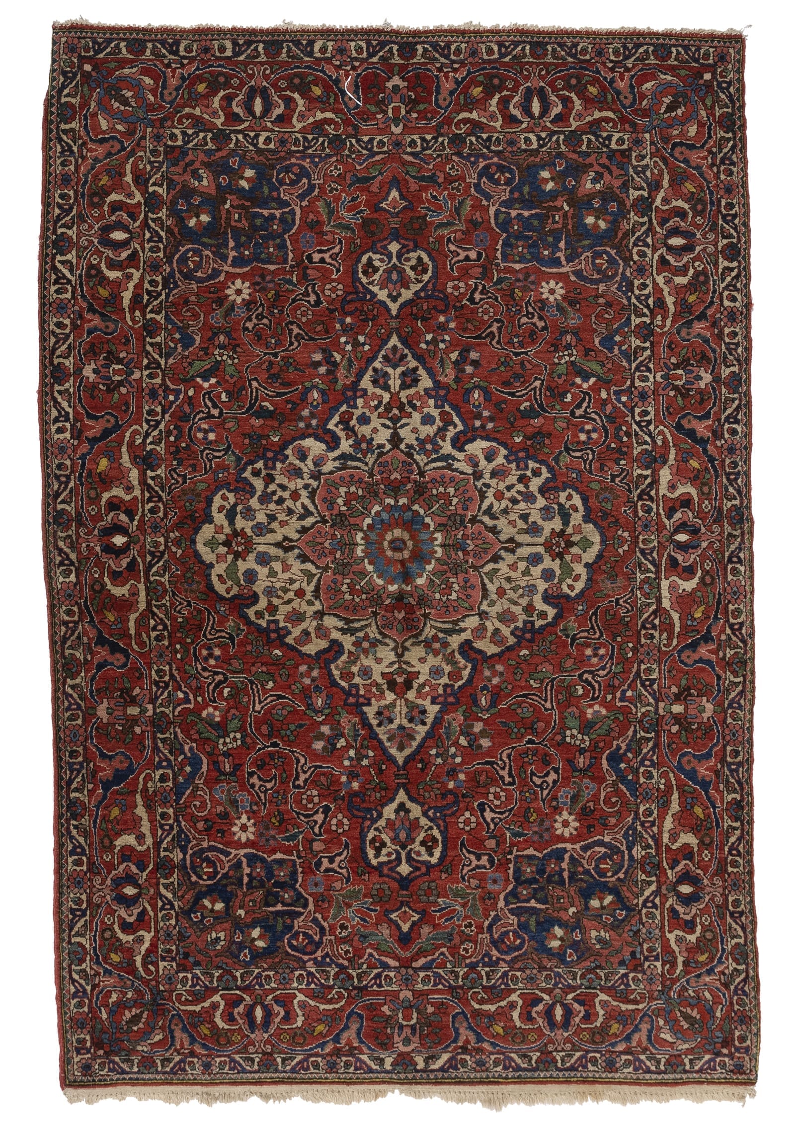ANTIQUE PERSIAN BAKTIAR  4'5" x 7'1"