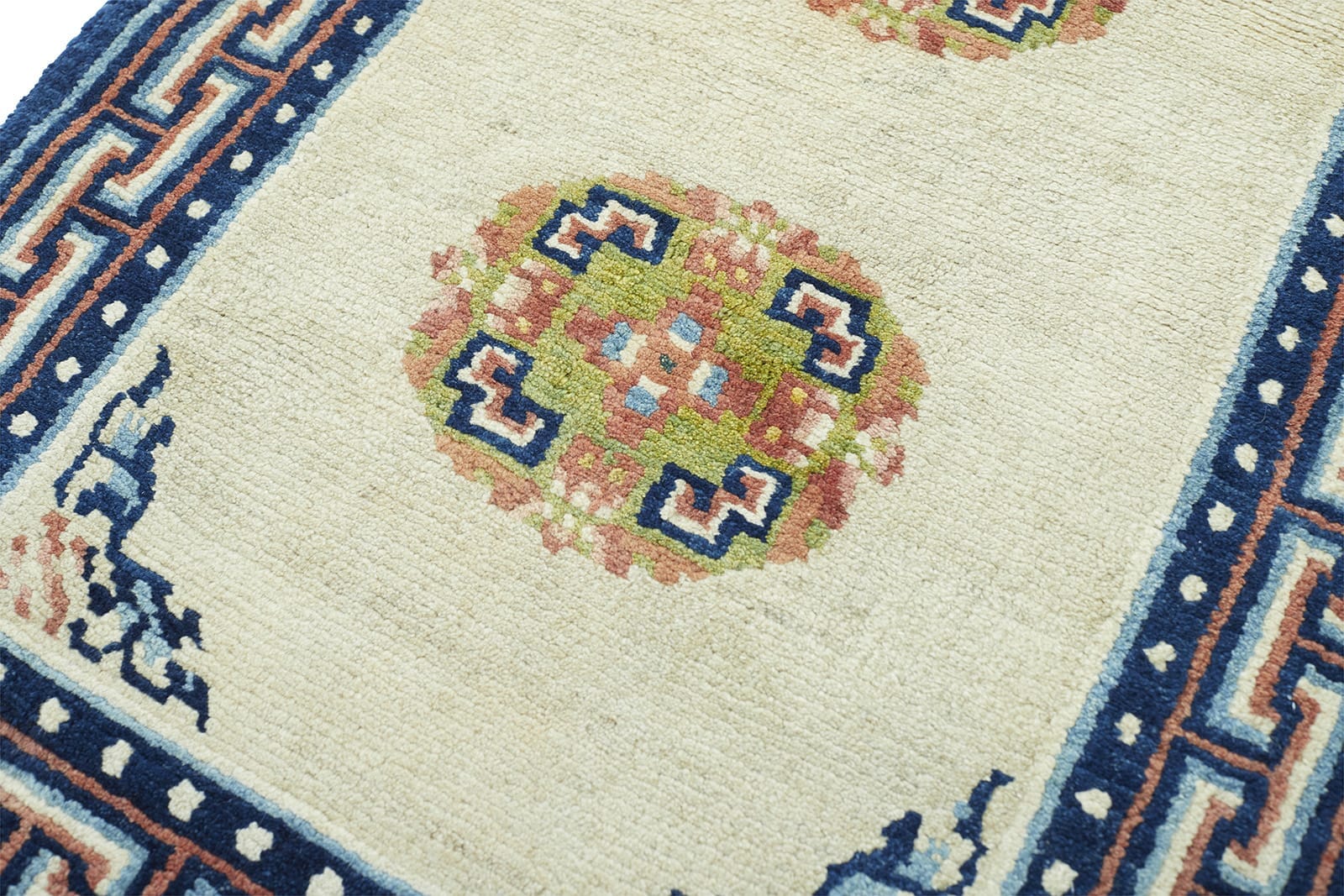 ANTIQUE TIBETAN  2' 4" x 4' 8" Rug Detail 2