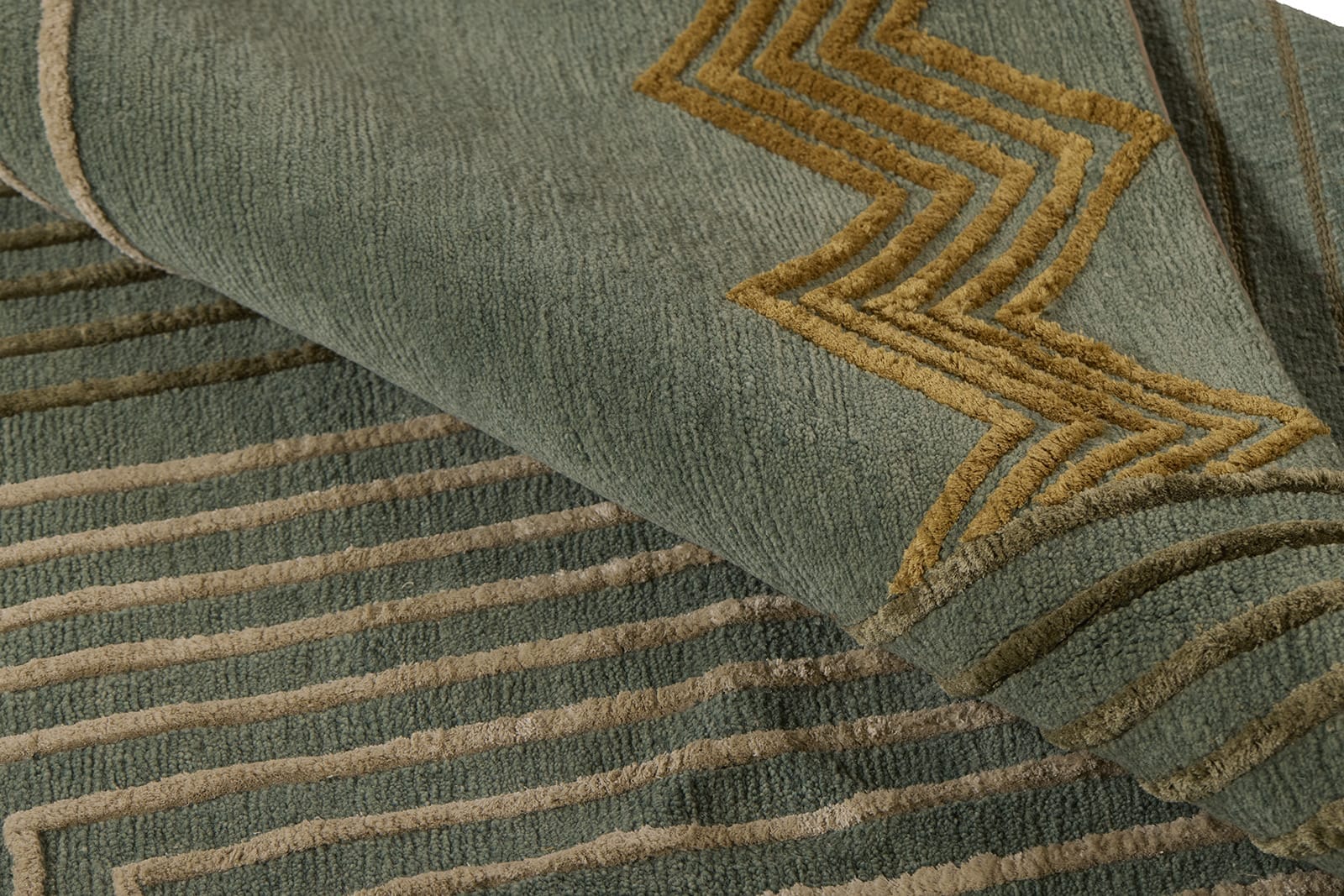 DORIS AQUAMARINE OCHRE Detail 2