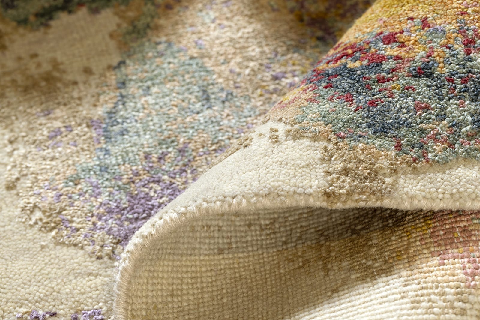 WATERCOLOR III APRICOT Rug detail image