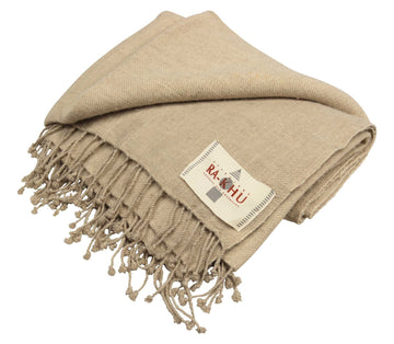 RAKHU BLANKET BEIGE/N2 #R04 Product Tufenkian Artisan Carpets 