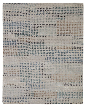 SPANGLE OCEAN GREY Product Tufenkian Artisan Carpets 