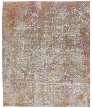 City Lights II Pink,  a hand knotted rug design by Tufenkian Artisan Carpets