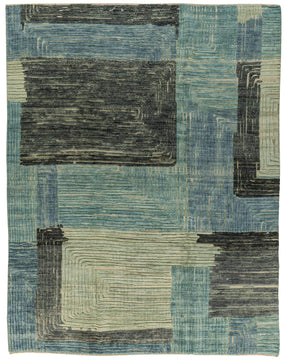 FACADE II AZURE Products Tufenkian Artisan Carpets 