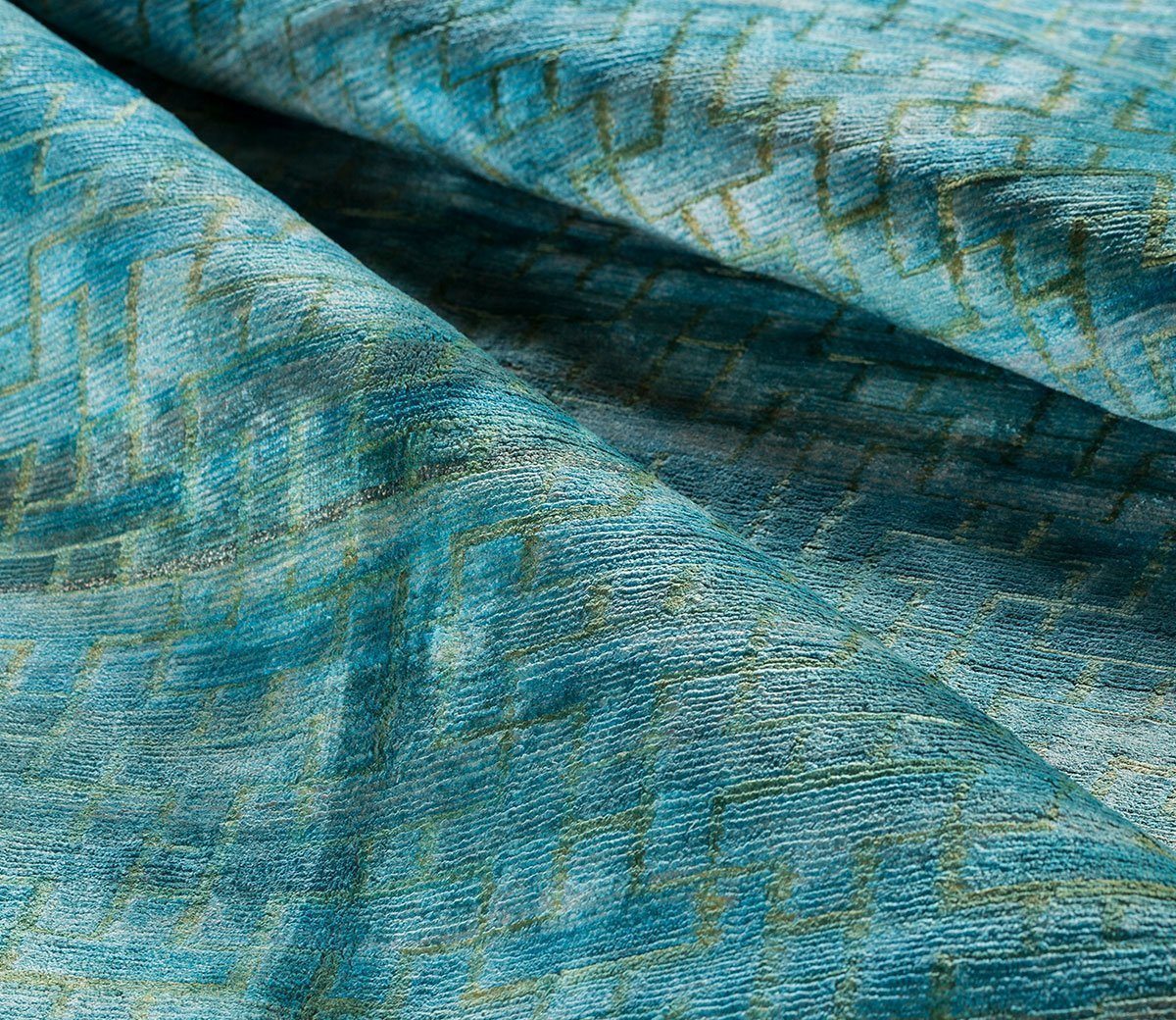 GEO BLUE Product Tufenkian Artisan Carpets 