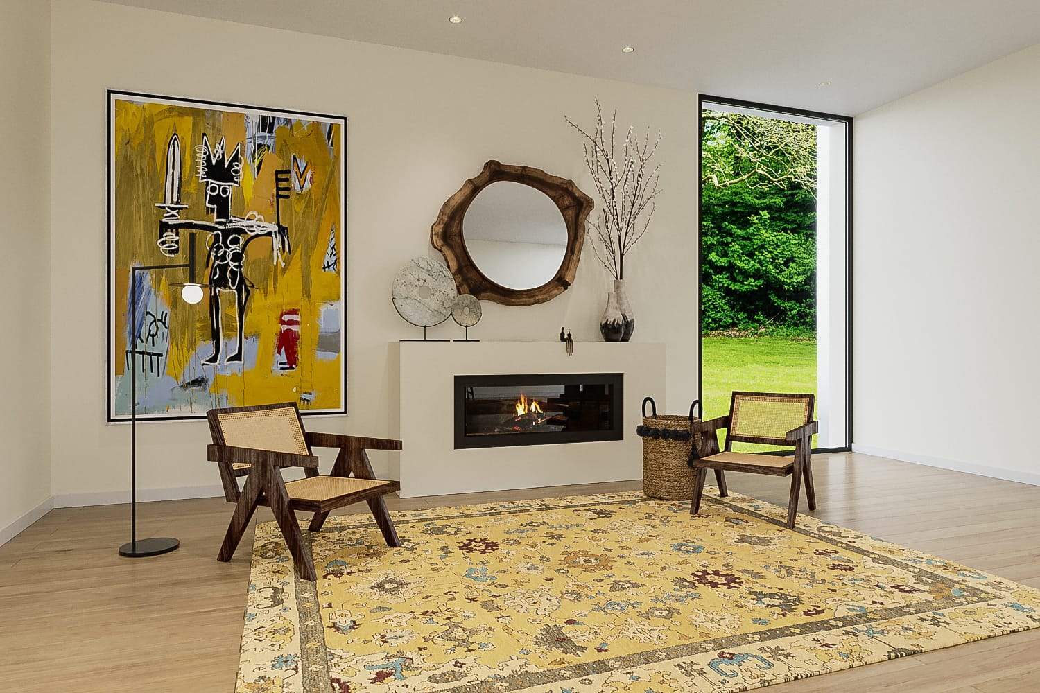 HERAT CANARY SONG SHEARED Product Tufenkian Artisan Carpets Lifestyle room-image