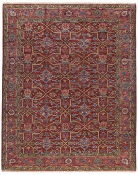 Persian Lattice Brick hand knotted area rug design by Tufenkian