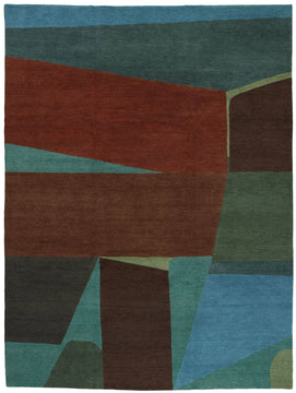 Palisade Glade hand knotted area rug design by Tufenkian