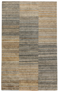 Spectrum III Fawn hand knotted area rug design by Tufenkian