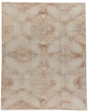 Stardust Rust hand knotted area rug design by Tufenkian